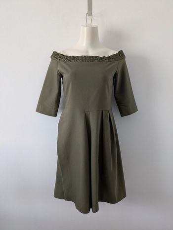 Robe kaki manches 3/4 - Cop Copine - taille 36