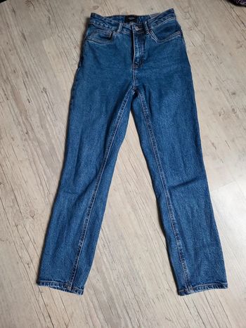 Jean mom taille haute