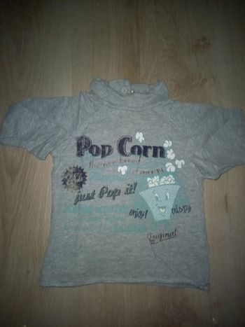Col roulé pop corn garçon 9 mois
