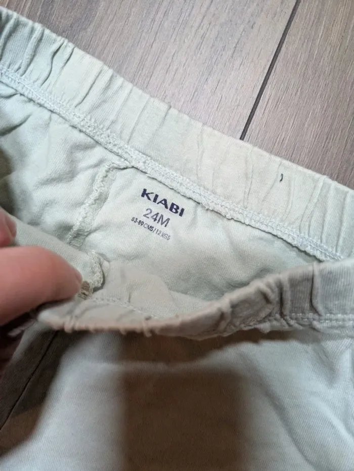 Short fluide vert d'eau 24 mois kiabi - photo numéro 2