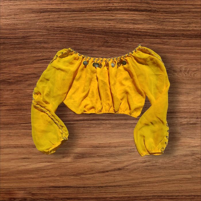 Lot de deux tenues Bollywood jaune - photo numéro 7