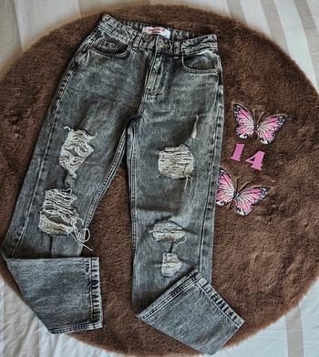 Jeans troué boyfriend taille 32 xxs
