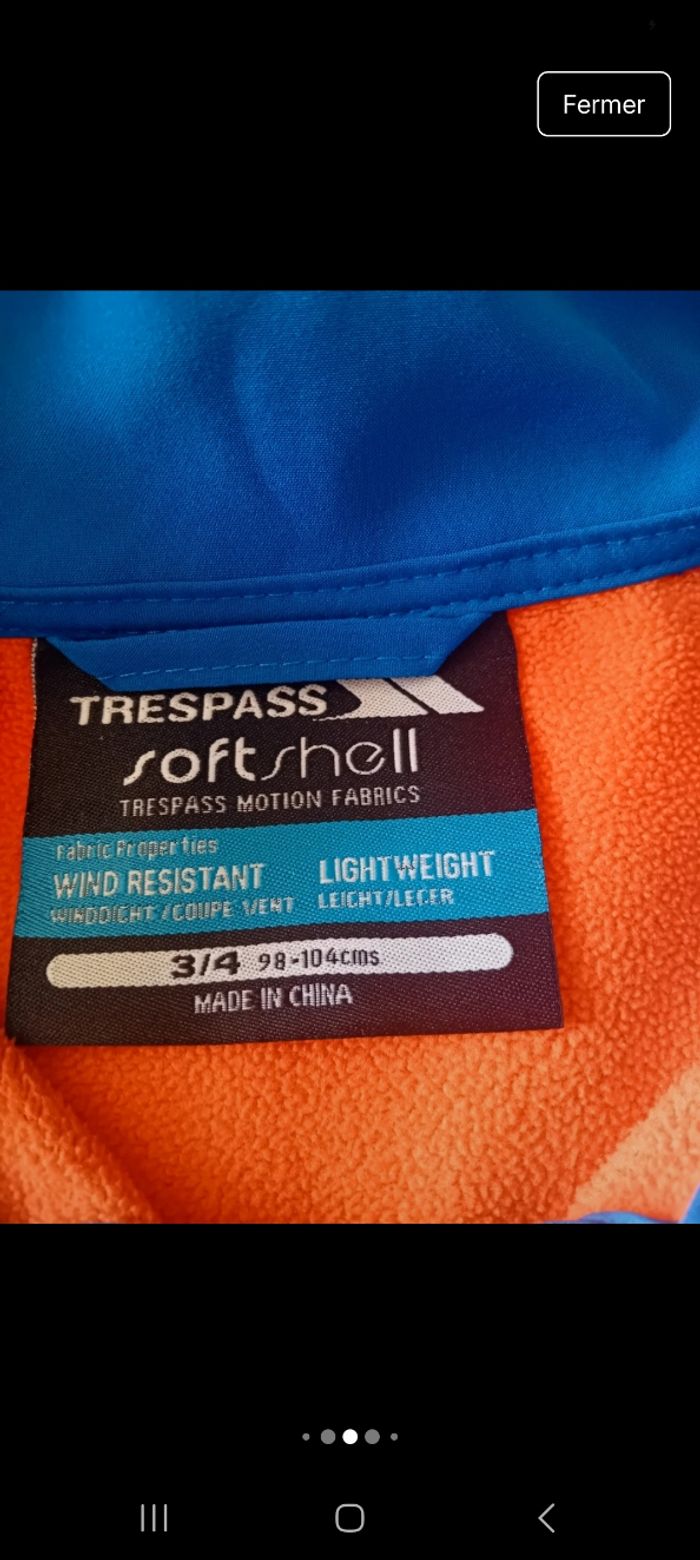 Veste softshell Trespass - photo numéro 5