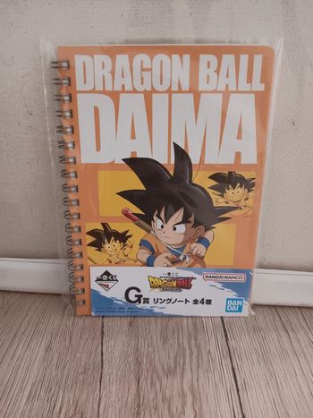Petit cahier a spiral dragon ball daima son goku