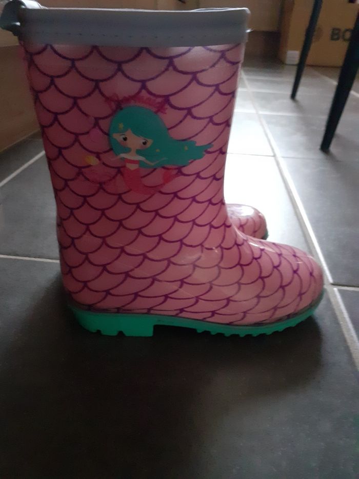 Bottes de pluie sirène