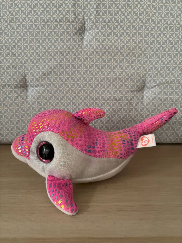 Peluche Sparkles Le Dauphin "The Beanie Boo's Collection" - photo numéro 2