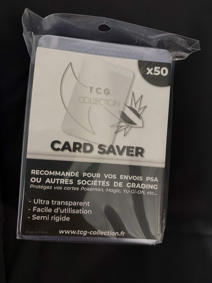 Lot de 50 Card Saver Semi-Rigides – Protection PSA / PCA - photo numéro 2