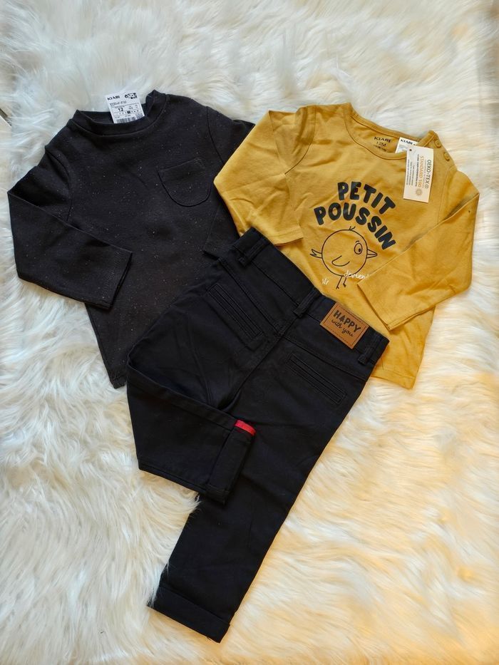 NEUFS (NON PORTÉS)🏷🏷🏷👌 🤩😍superbe lot  12 mois garçon🤩😍💥💥 - photo numéro 3