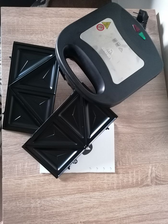 Gaufrier croque monsieur