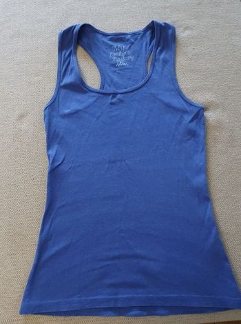 Débardeur Bleu Mim basic S