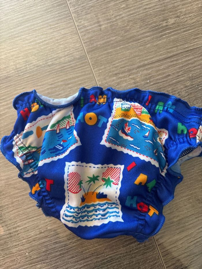 Bas de maillot Fille, bleu, taille 2/3 ans - photo numéro 2