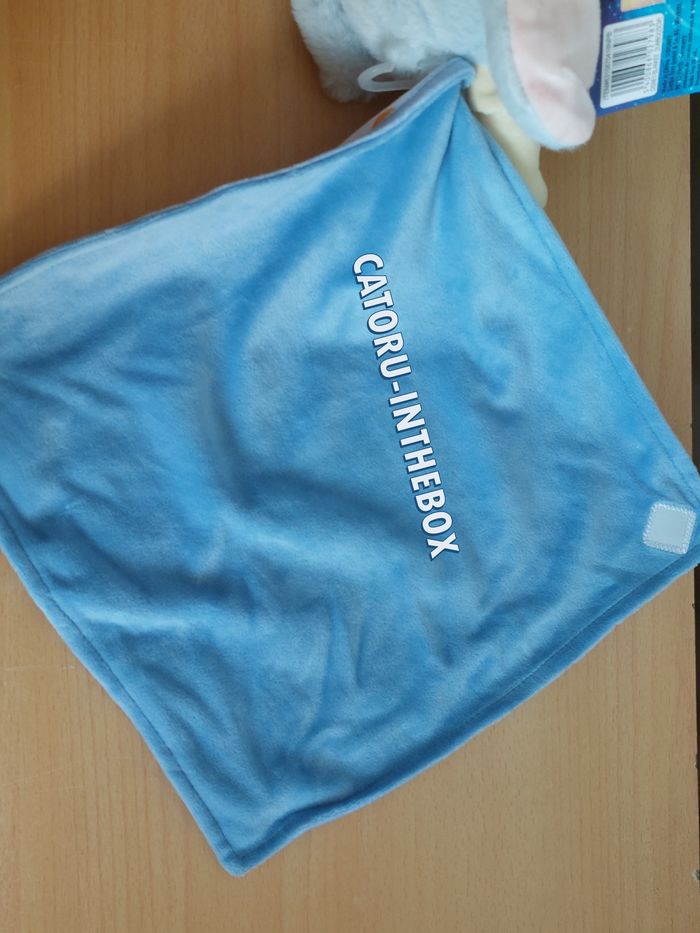 Doudou peluche avec couverture / Comforter bébé Disney Baby Dumbo éléphant - photo numéro 6