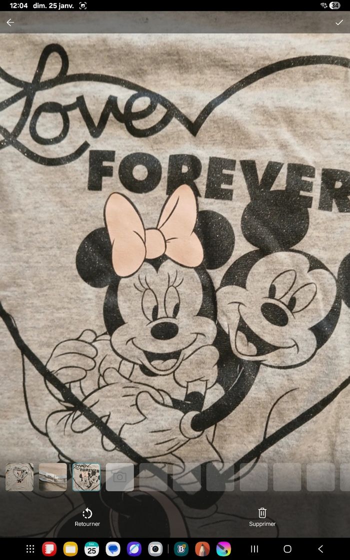 Tee-shirt disney 10ans GF63 - photo numéro 3
