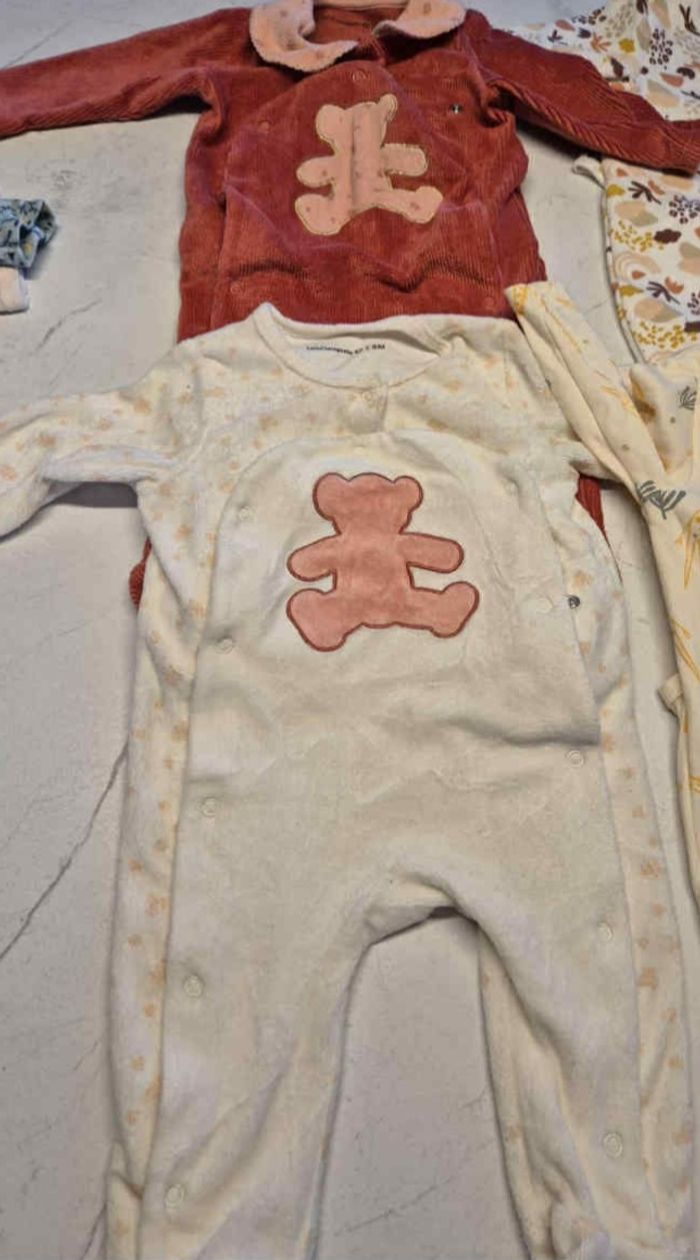 Pyjamas bébé 6 mois fille - photo numéro 3