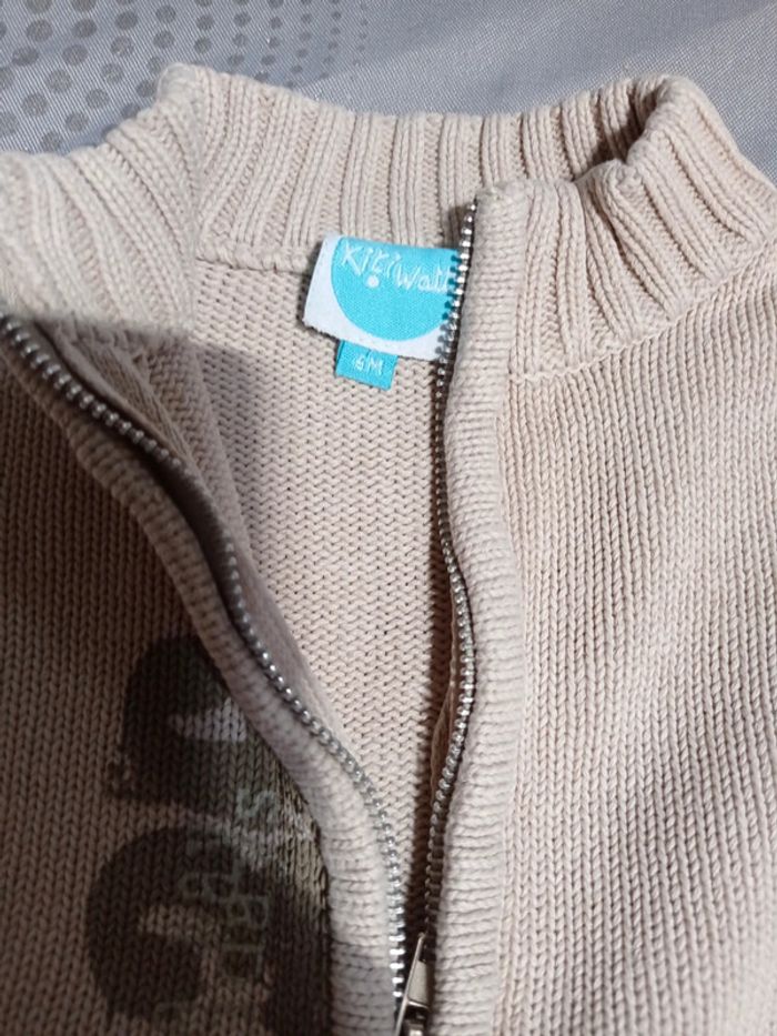 Gilet marron clair - photo numéro 3