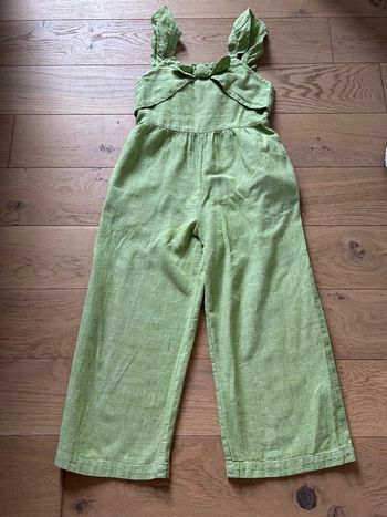 Combinaison 9 ans mayoral couleur vert d’eau effet lin