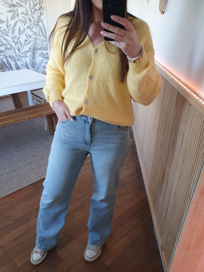 Jean large bleu clair Beauvais Taille 38 (taille grand) - photo numéro 3