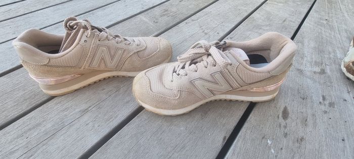 Baskets beige new balance 37 - photo numéro 3