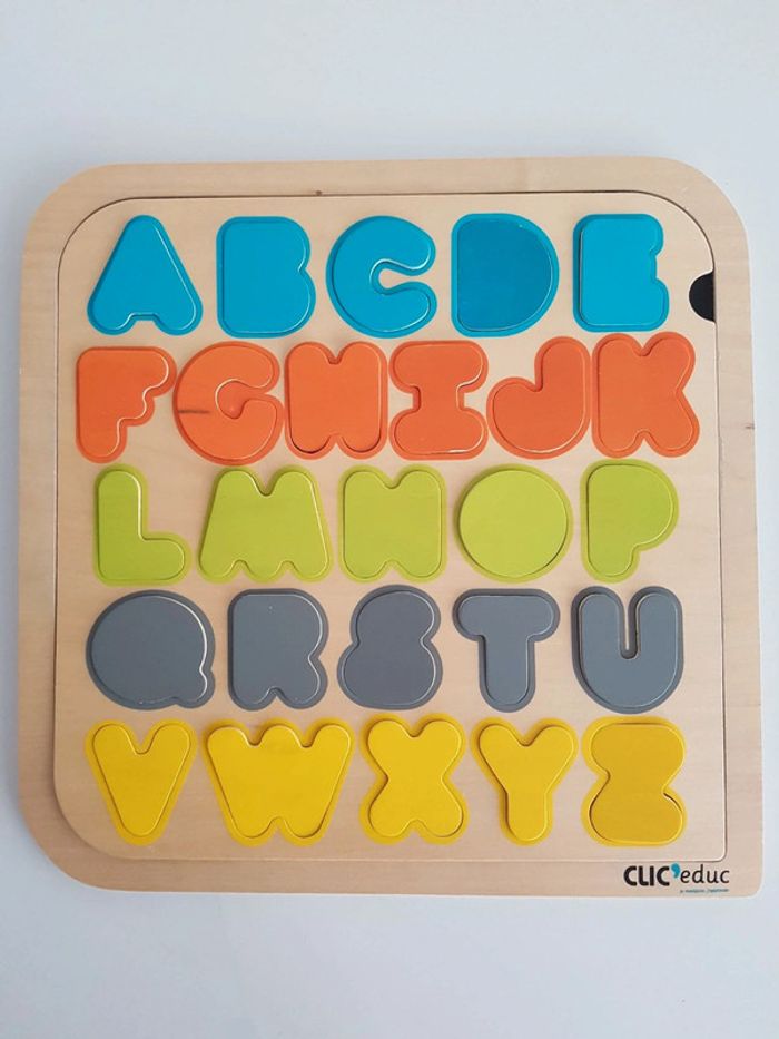 Alphabeti'color, alphabet en bois Clic'educ - photo numéro 10