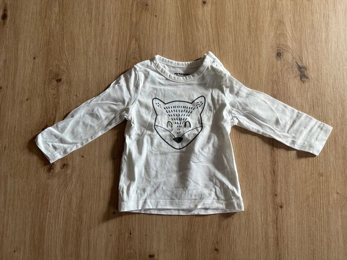 Lot de 2 t shirt manche longue thème renard - photo numéro 3