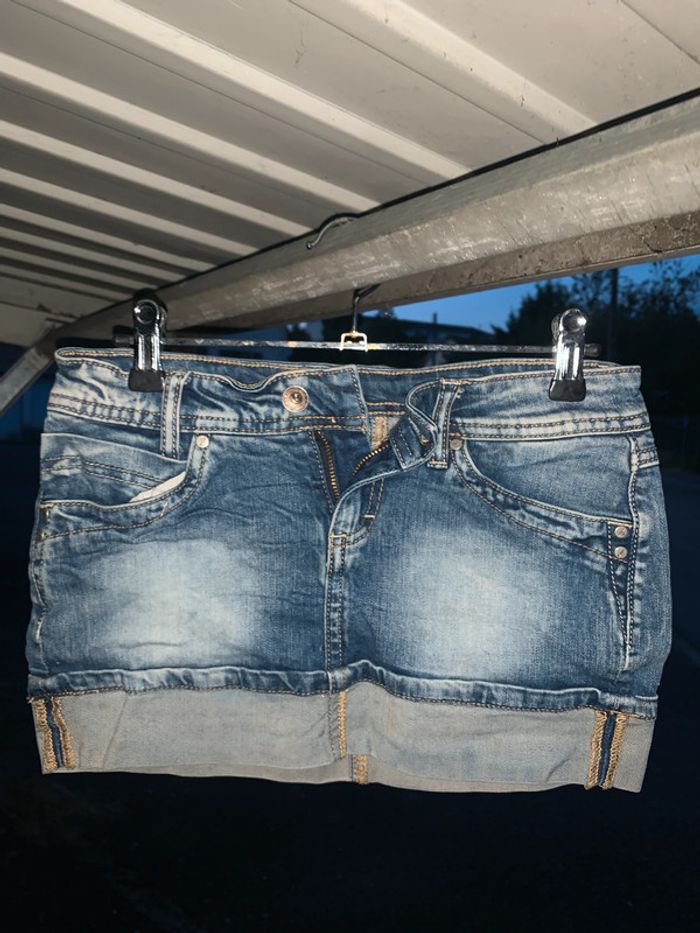 Mini jupe jeans