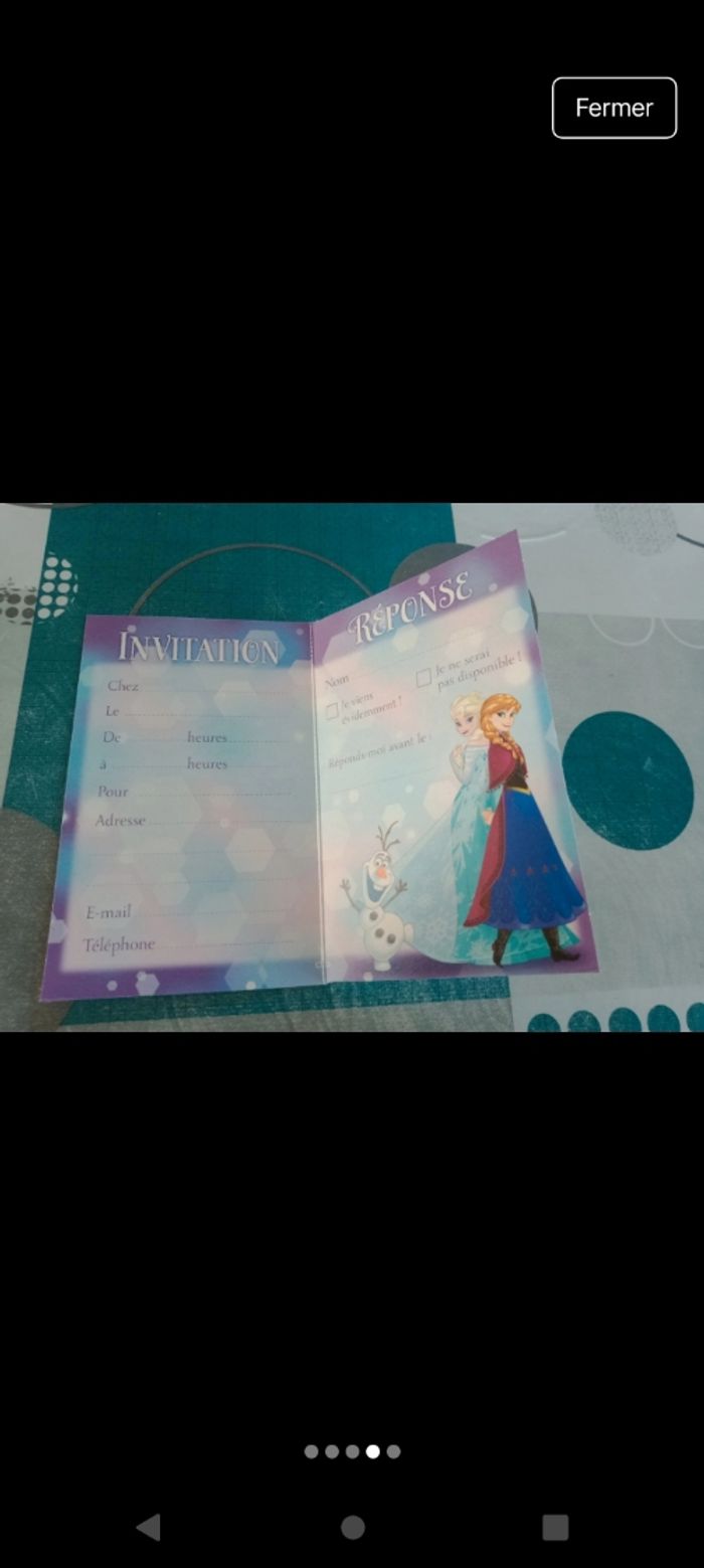 Invitations Reine des Neiges - photo numéro 4