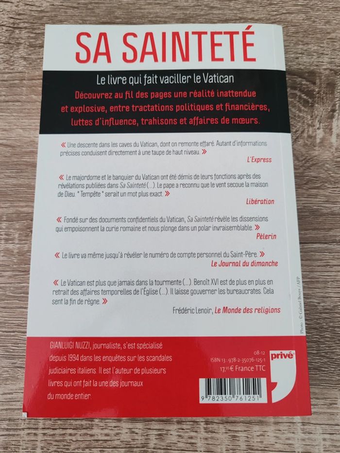 Gianluigi Nuzzi ⭐ Sa sainteté Scandale au Vatican - photo numéro 2