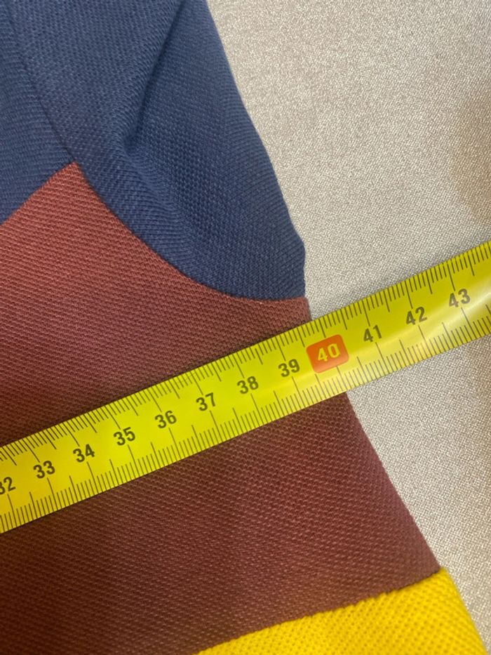 Polo rayé bleu/jaune/bordeaux Redskins Junior taille 12 ans neuf - n25m - photo numéro 6