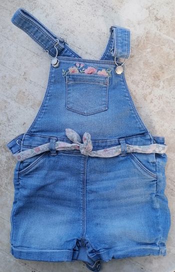 Salopette short 18-24 mois