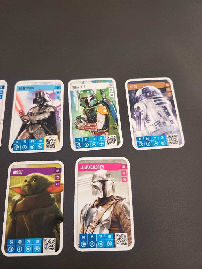 Lot 11 cartes auchan star wars - photo numéro 4