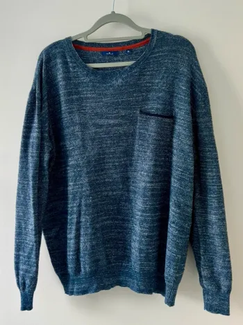 Pull bleu chiné Tom Tailor – Taille XL