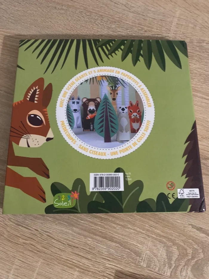 lot de 5 gros livres pour enfants, apprentissage des animaux du monde - photo numéro 3