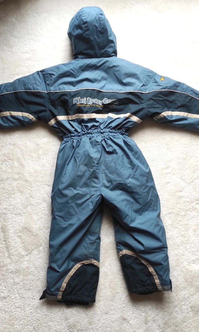 Combinaison de ski bleu avec capuche 4 ans Nini Krazy Crew - photo numéro 3