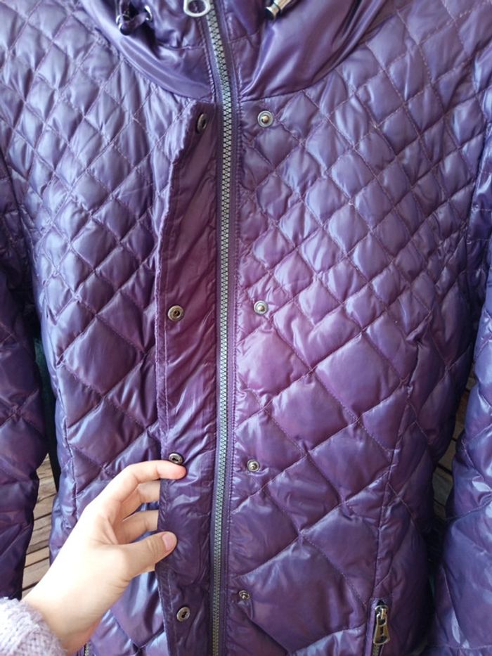Manteau matelassé violet Betty Barclay - photo numéro 3