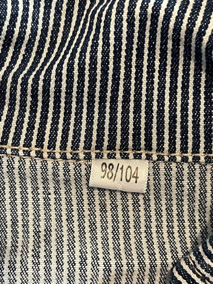 Veste en jean rayée 4 ans - photo numéro 3