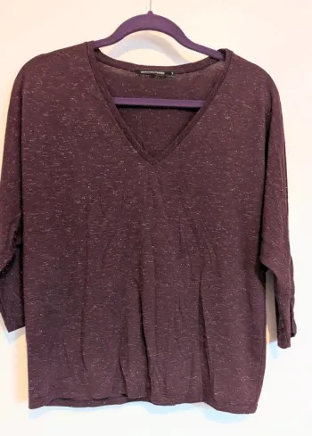 Haut bordeaux à paillettes