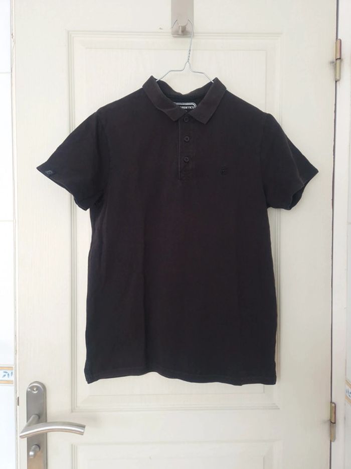 Polo noir uni homme Energetics taille S/36