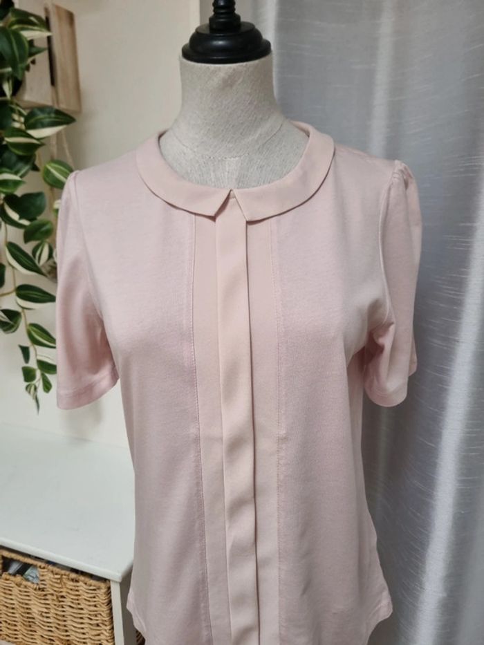 Tee-shirt vieux rose T:36 - photo numéro 2