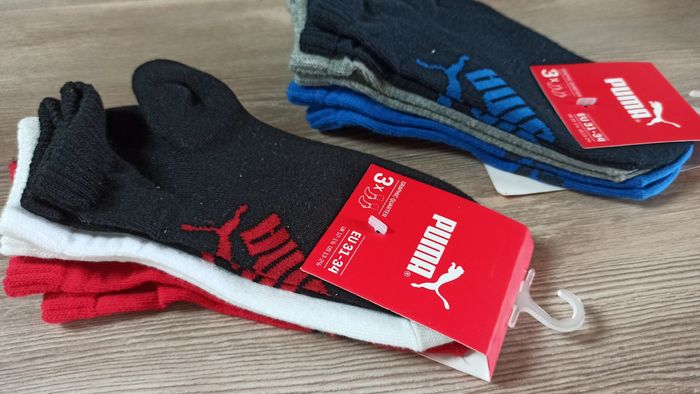 Lot de chaussettes sport Puma 31 - 34 - photo numéro 2