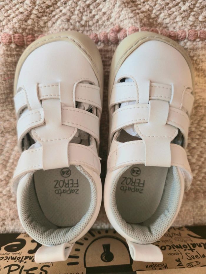 Sandales Irta Rocker blanches Zapato Feroz 24 ppn barefoot