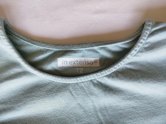 t-shirt vert in extenso 12ans - photo numéro 5