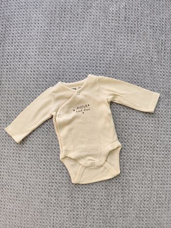 🍼 Bodie Cache-Coeur "Amour tout doux " - Gémo - 1 mois 🍼