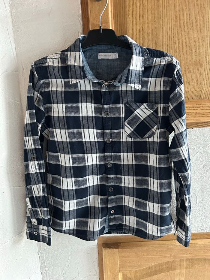 Chemise à carreaux Orchestra - taille 10 ans