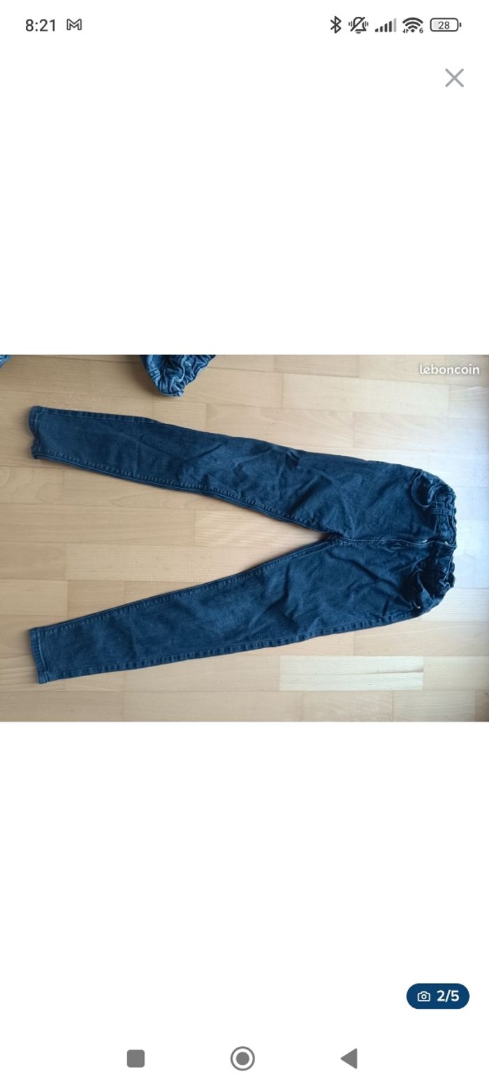 Lot jeans fille 11/12 ans - photo numéro 2