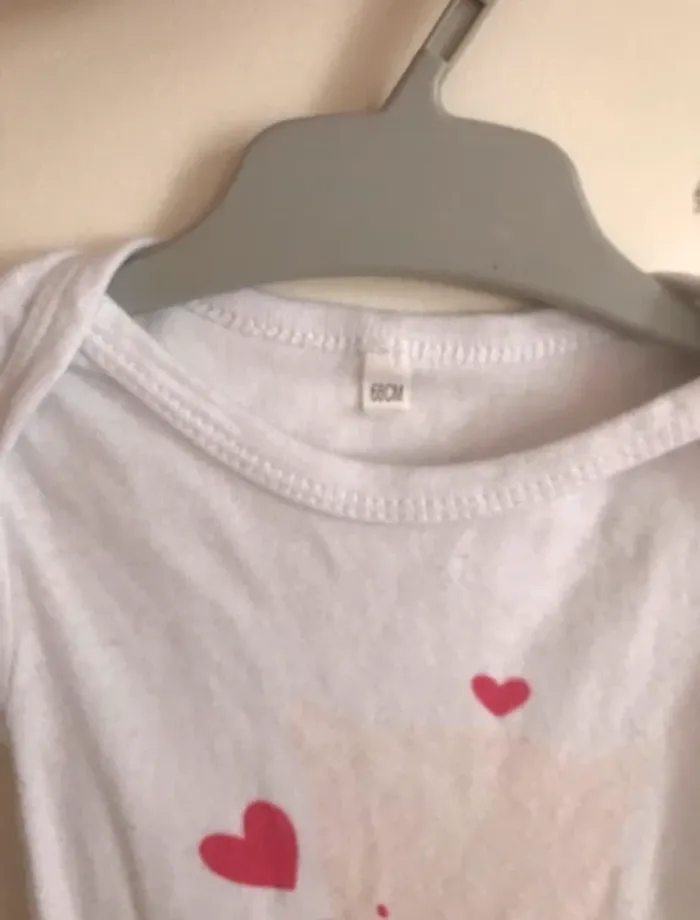 Body manches courtes chat 6 mois - photo numéro 3