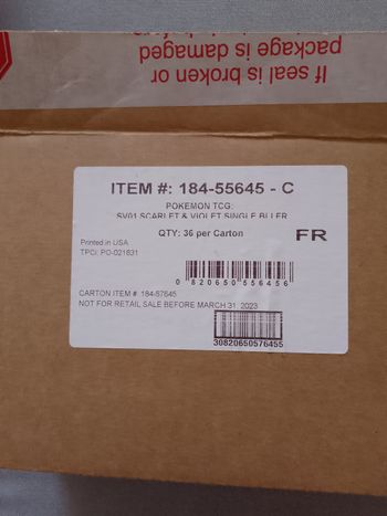 Boosters écarlate et violet pokémon