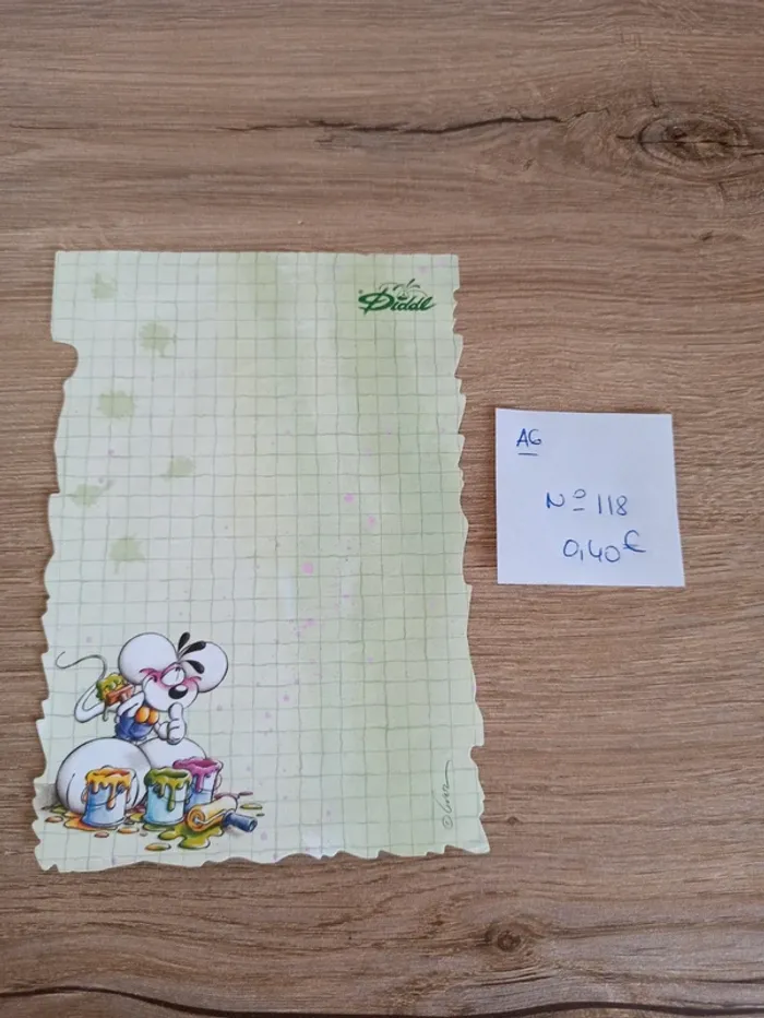 Feuille Diddl A6 118 0,40€