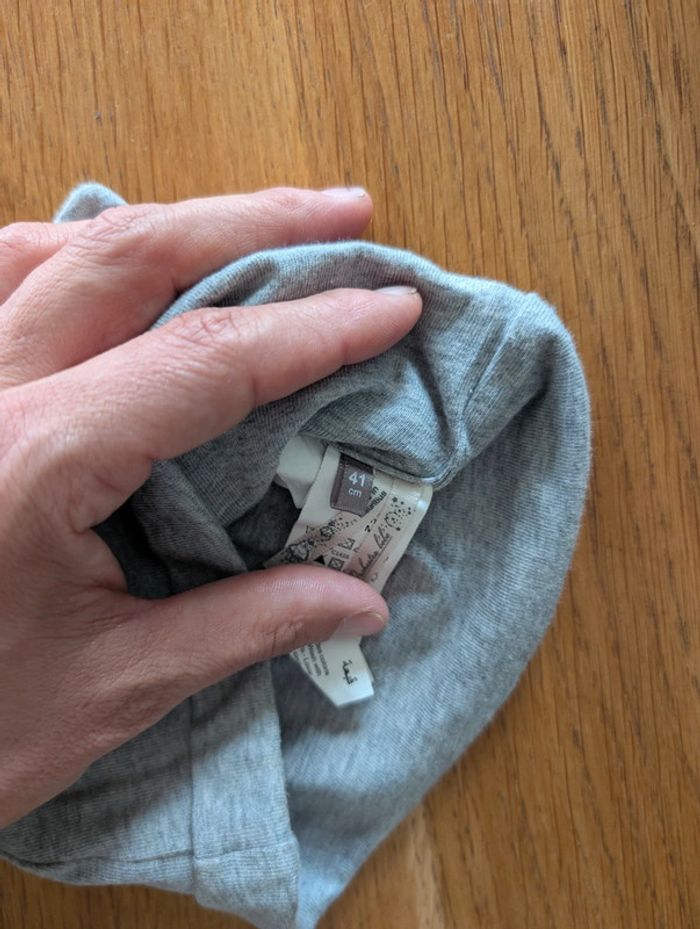 Bonne ours avec oreilles gris taille 41 - photo numéro 2