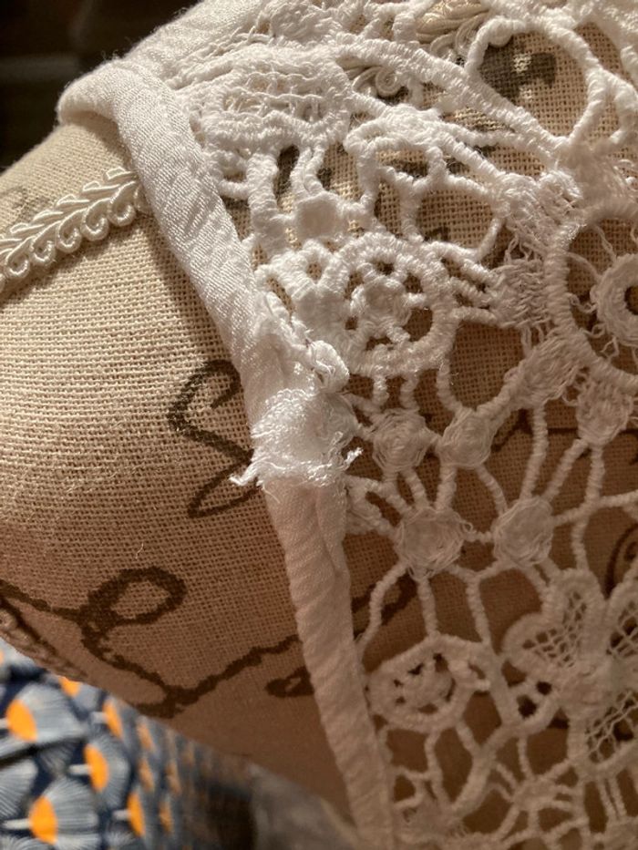 Débardeur broderie blanc - photo numéro 4
