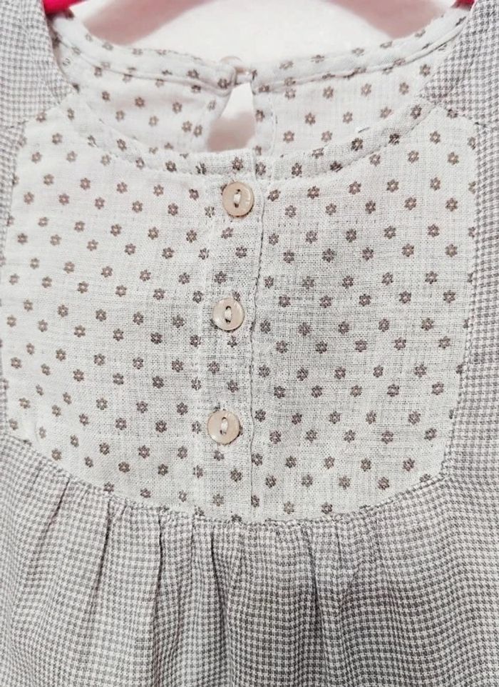 Robe + bloomer Obaïbi bébé fille taille 6 mois - photo numéro 3